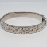 Vintage silver bangle HM Birmingham 1982 15g