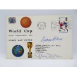 World Cup 1966 first day cover signed Jack Charlton and George Cohen