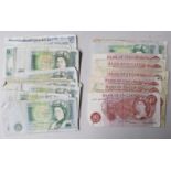 Collection of old banknotes £40 in total