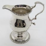 Silver HM milk jug - very rubbed HM - but early London