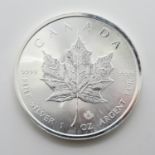 Canada fine silver 1oz 999 Maple Leaf $5 2017