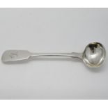 Victorian silver salt spoon Exeter 1850 R James and J Williams 13.5g