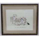 Original 10" x 8" framed Henry Brewis fully signed - NOT A PRINT