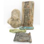 Collection of Egyptian and Greek artefacts