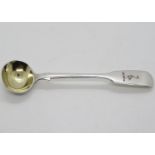 Antique silver salt spoon London 1837 makers John and Henry Lias 12g