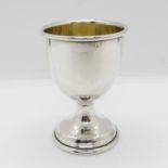 Vintage silver egg cup by SJ Rose and sons Birmingham 1973 27.3g