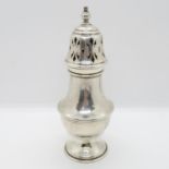 HM Birmingham 1936 silver sugar shaker 6" tall 76g