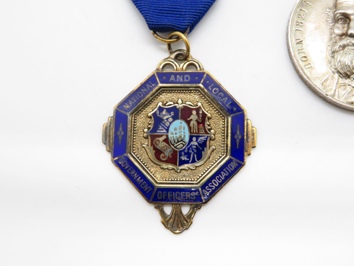 2x HM silver enamel 30yrs membership of NRU lapel badges - Image 2 of 5