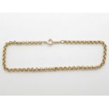 7" bracelet 9ct gold 1g