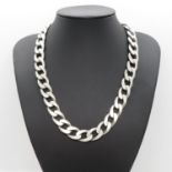 HM 925 silver heavy chain 145g 20" long