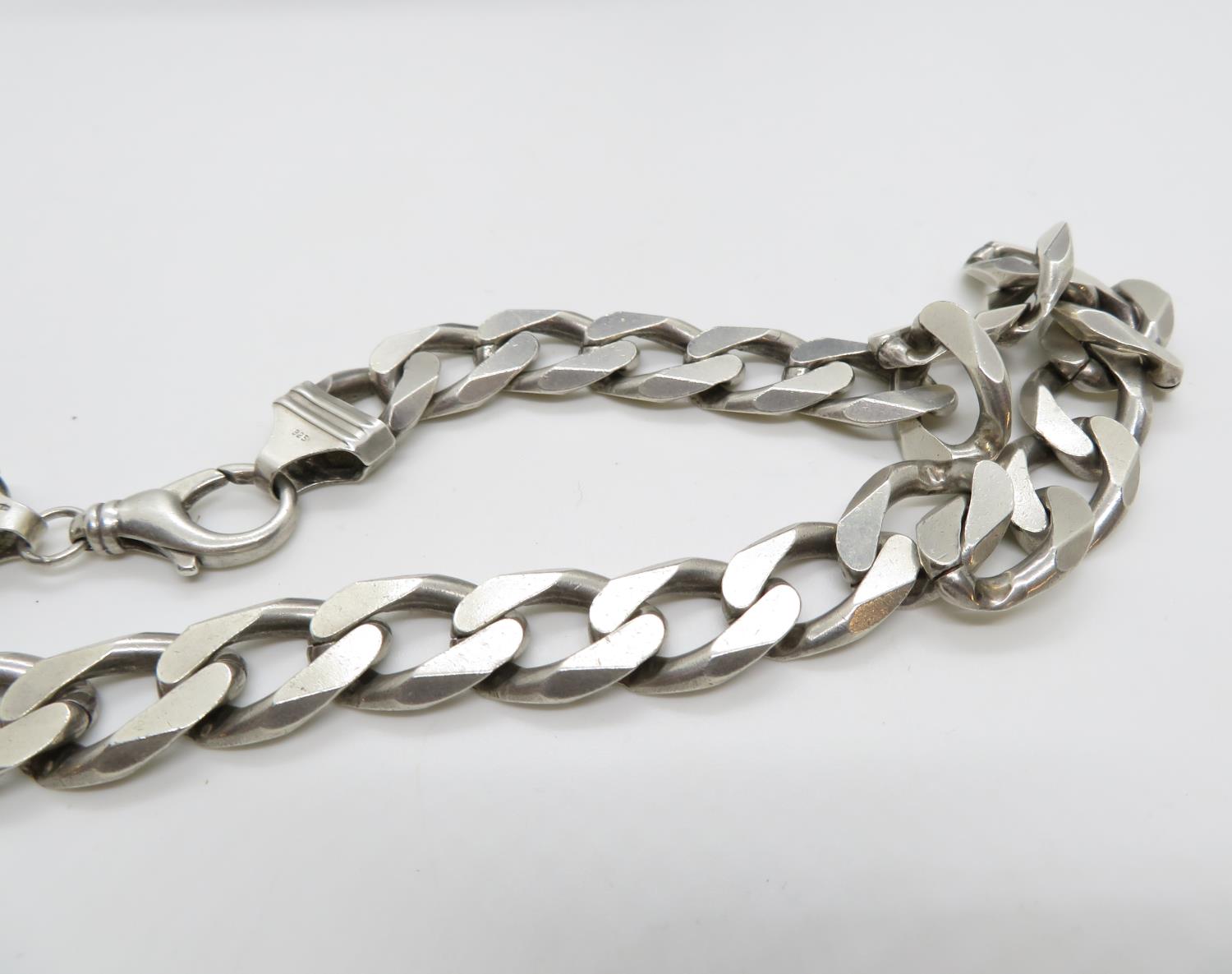 HM 925 silver heavy chain 145g 20" long - Image 3 of 3