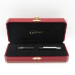 Cartier biro black enamel original box