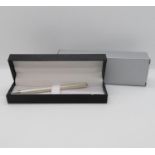 Burnham 925 silver ballpoint pen with full HM and outer box