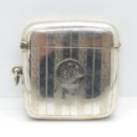 HM silver vesta case