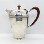 Art Deco solid silver HM coffee pot by Elkington and Co. 706g