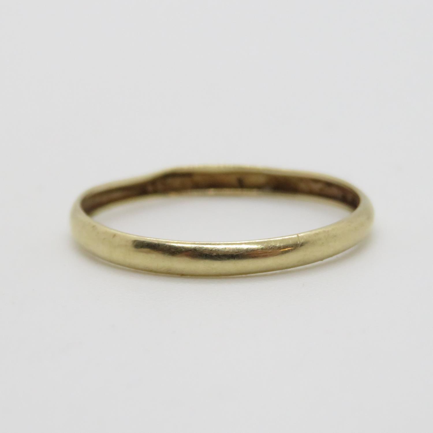 .5g 9ct gold ring size P - Image 2 of 3