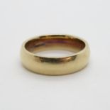 Large chunky wedding band 8.2g 9ct gold size T