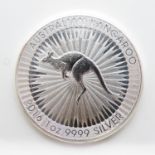 2016 1oz 999 fine silver Australian kangaroo coin