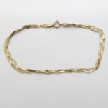 9ct gold bracelet 1.3g