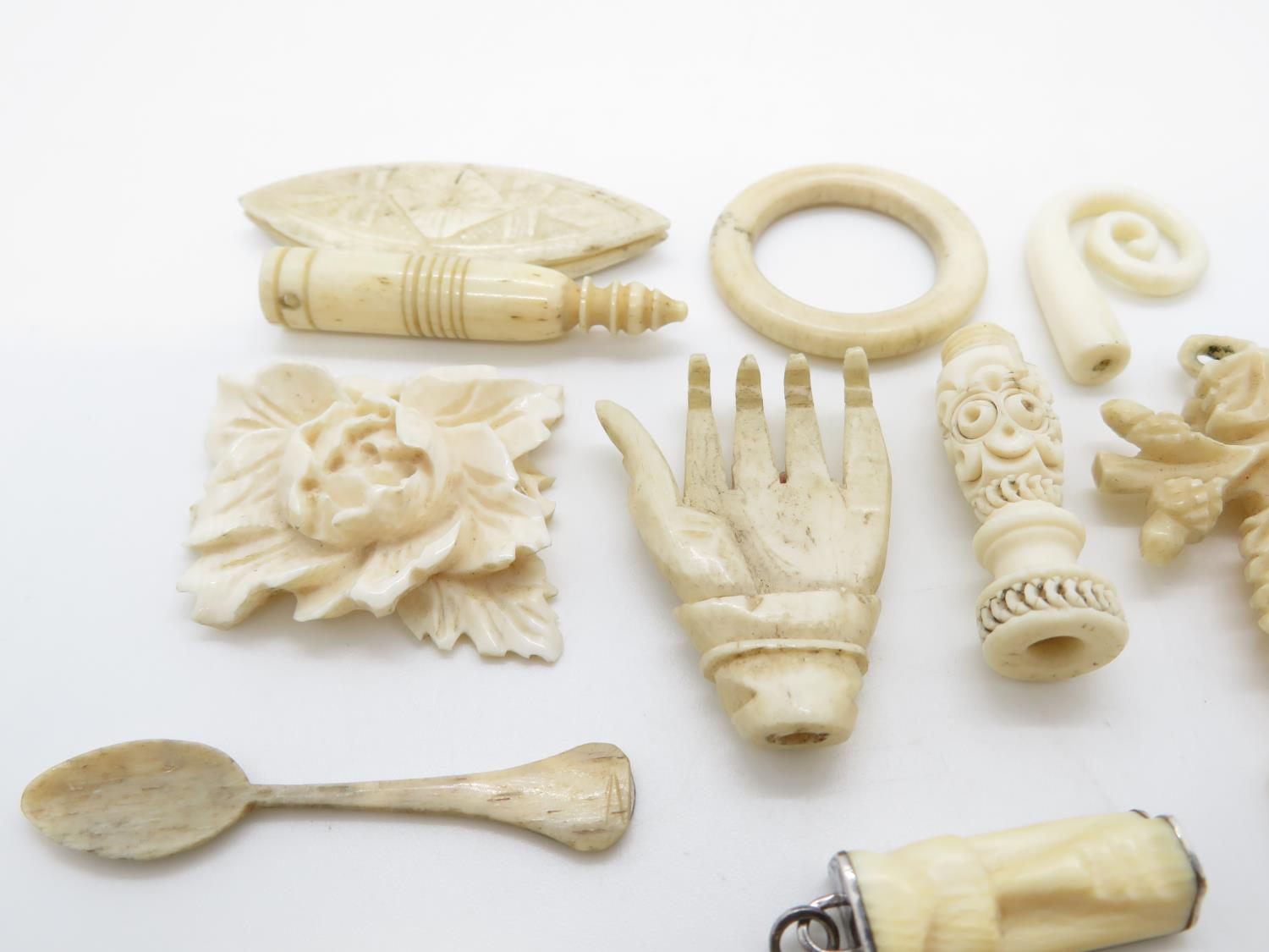 Victorian ivory scrimshaw - Image 2 of 3