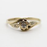9ct gold ring 1.4g size O