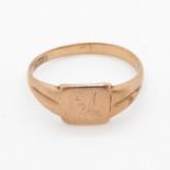 9ct rose gold ring size O 2.1g