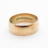 9ct gold wedding band 8g size W