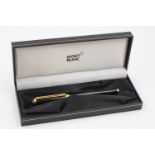 MONTBLANC Noblesse Oblige Black FOUNTAIN PEN w/ 14ct Gold Nib WRITING Boxed