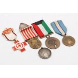5 x Mixed Medals Inc Army Temperance, WW1 French Etc