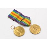 2 x WW1 Victory Medals Named Inc 46478 Rifleman H.Olds N.Z.E.F Etc