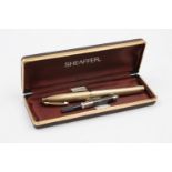 Vintage SHEAFFER Imperial Rolled Gold Cased FOUNTAIN PEN w 14ct Gold Nib WRITING