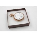 Vintage Gents WALTHAM Rolled Gold Open Face POCKET WATCH Hand-Wind (102g)