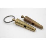 2 x Vintage Liverpool City Police WHISTLES