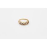 15ct Gold pearl ring, missing pearl 3.1g Size O