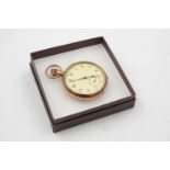 Vintage Gents Rolled Gold Open Faced POCKET WATCH Hand-Wind (104g)