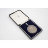 Vintage .925 STERLING SILVER Dundee High School Dott Memorial Medal Boxed (57g)