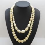 Victorian pearl necklaces