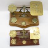 Pair of vintage Postal scales