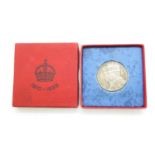 1910 - 1935 silver Coronation coin in presentation box