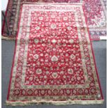 90" x 61" Tree of Life silk Kashmir carpet brand new - recommended retail price £1000-£2000