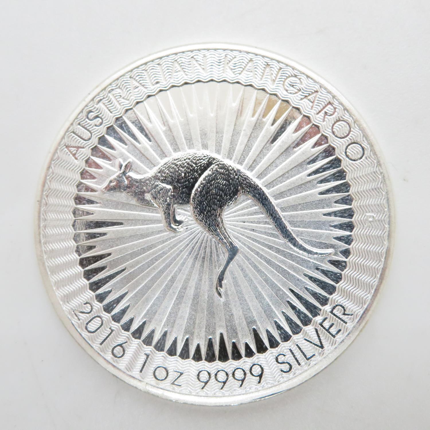 Australian kangaroo 2016 1oz 9999 silver coin