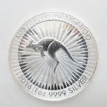 Australian kangaroo 2016 1oz 9999 silver coin