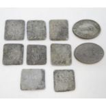 10x 1770-1840's Scottish Free Church lead tokens
