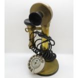 12" `1920's telephone