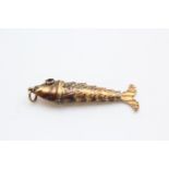 Gold lucky fish pendant 1.5g