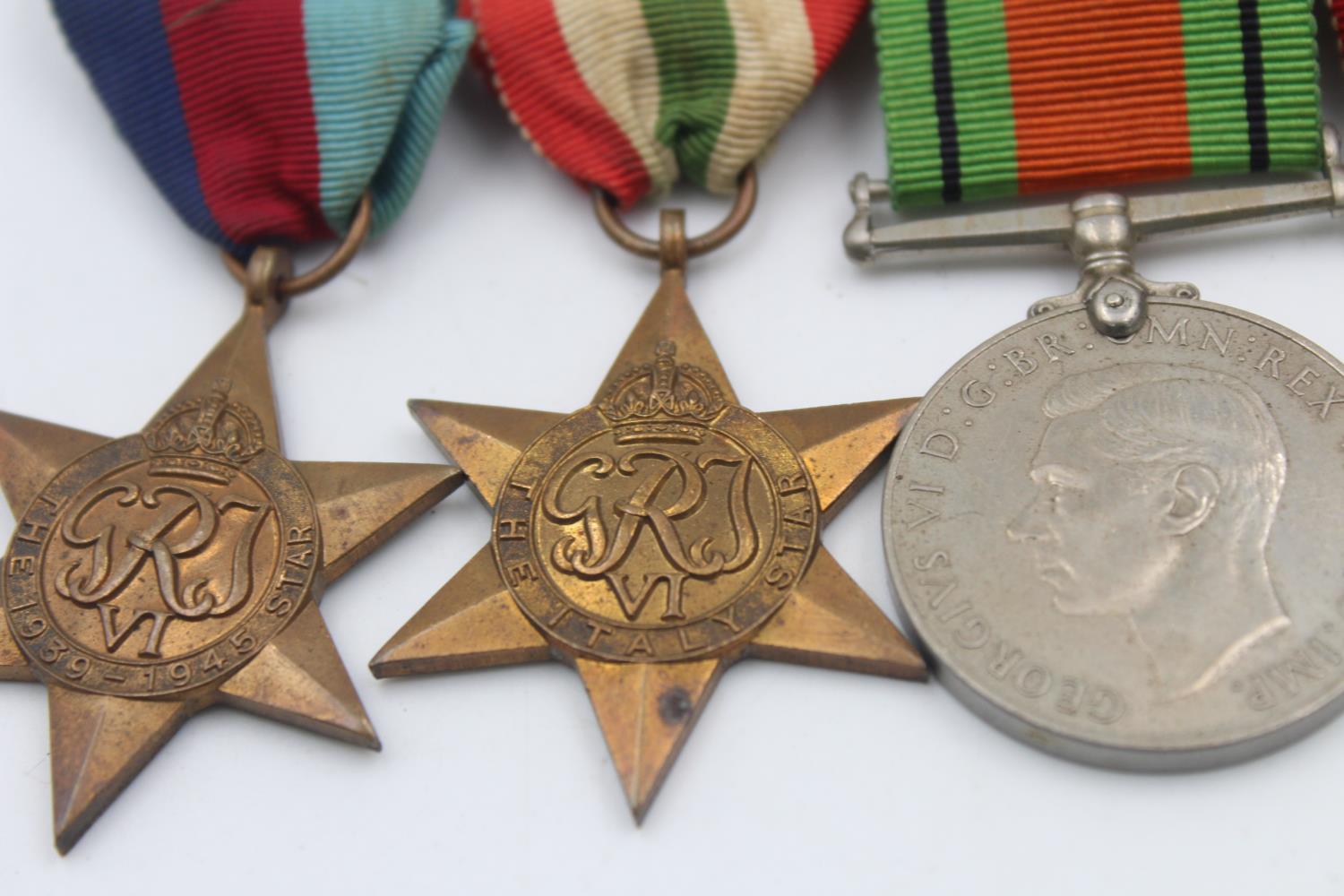 WW2 Territorial Medal Group To 1442816 GNR R.A.J Tudgey R.A.F - Image 3 of 7