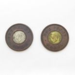 2x Victorian model tokens