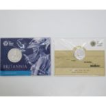 Royal Mint 2015 Britannia £50 silver coin and £20 silver coin