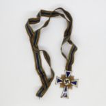 German Mother's Cross medal with ribbon