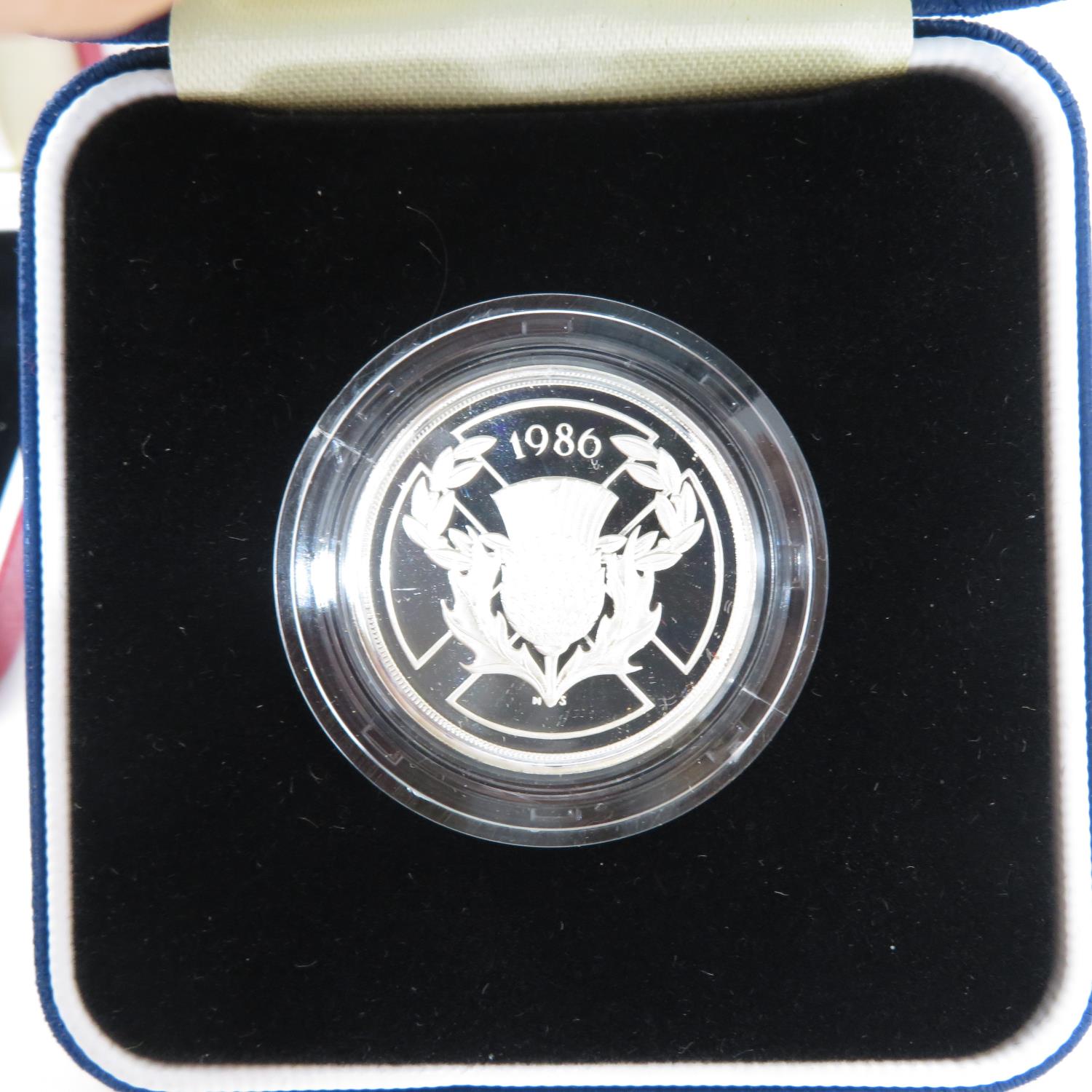 Royal Mint UK silver proof £200 1995 UN 1996 Games 1995 WWII 1996 Football and 1997 in original - Image 4 of 6